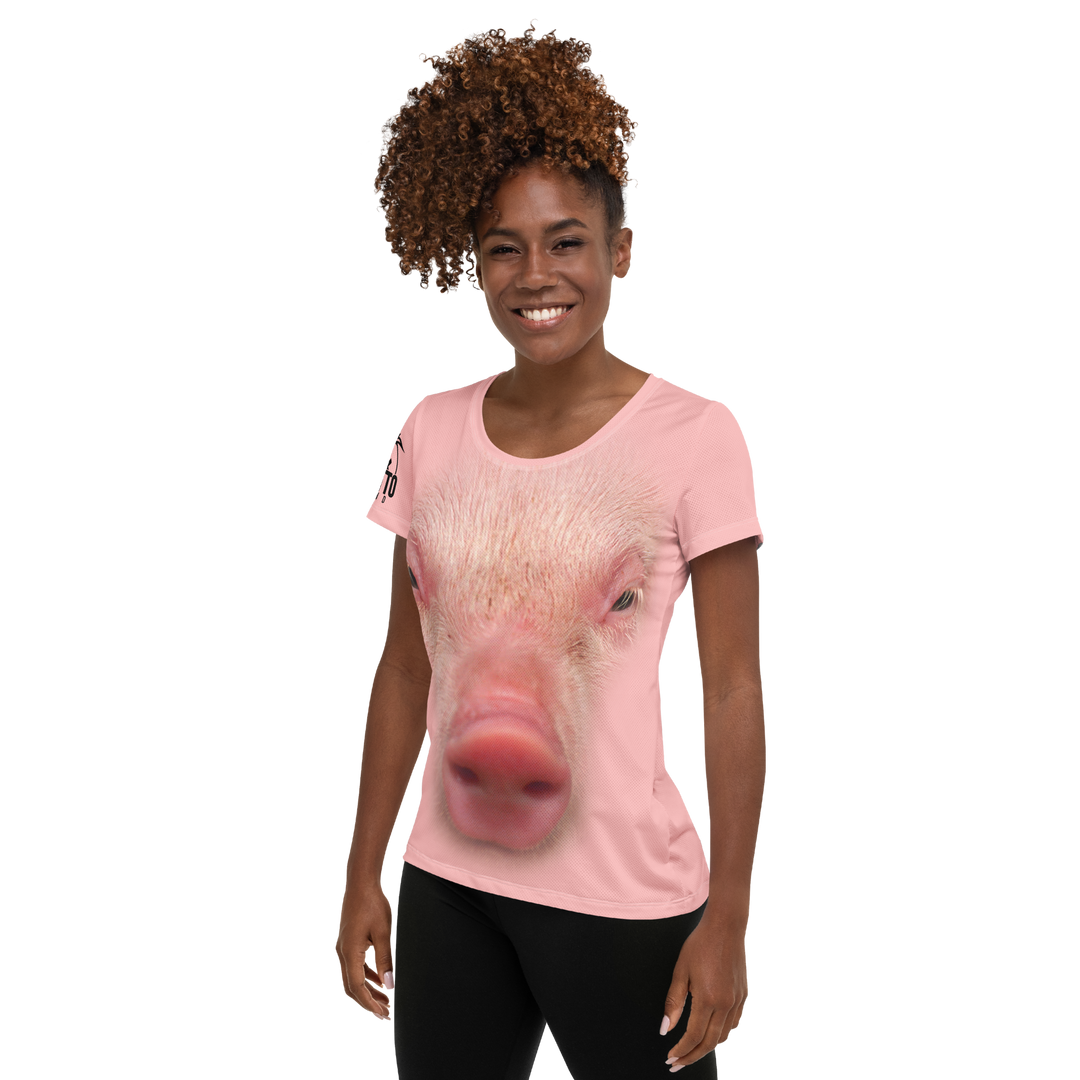Maglietta sportiva donna PIG - Gufetto Brand
