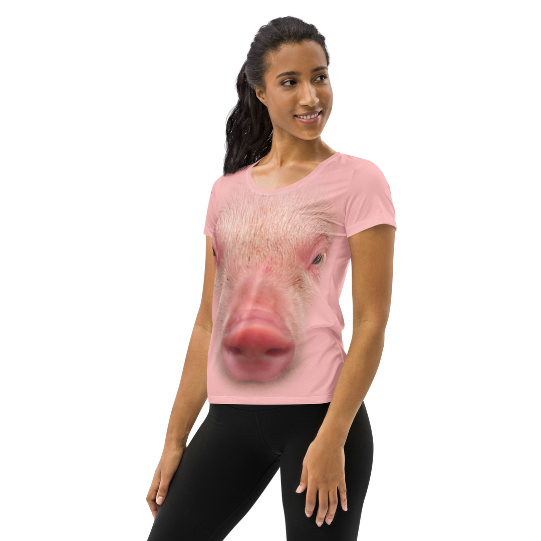 Maglietta sportiva donna PIG - Gufetto Brand