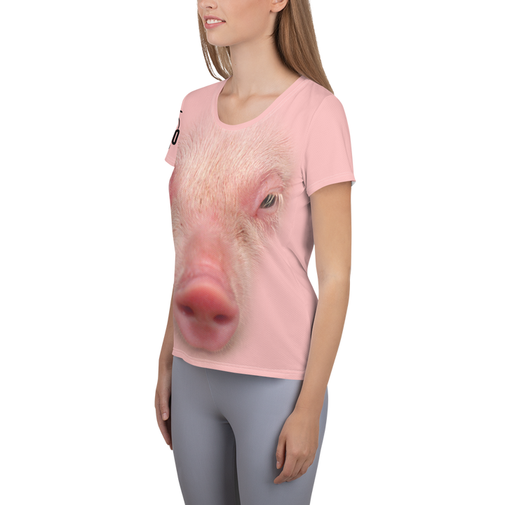 Maglietta sportiva donna PIG - Gufetto Brand