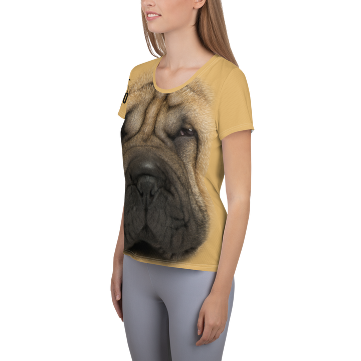 Maglietta sportiva donna Sharpei - Gufetto Brand