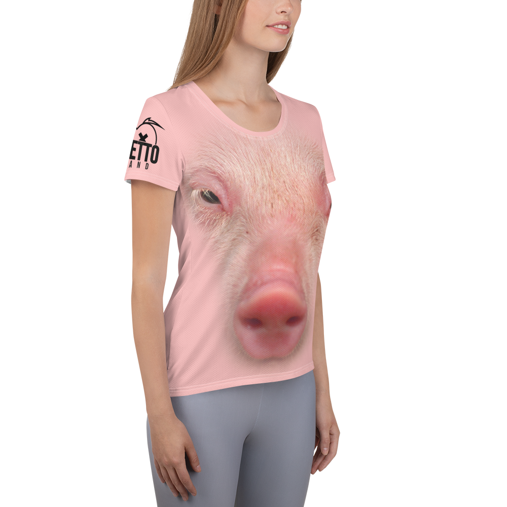 Maglietta sportiva donna PIG - Gufetto Brand