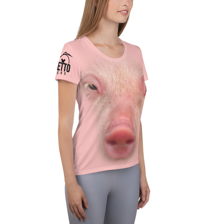 Maglietta sportiva donna PIG - Gufetto Brand
