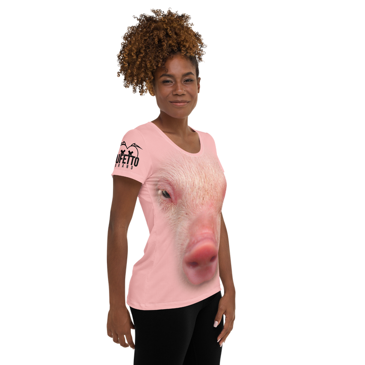 Maglietta sportiva donna PIG - Gufetto Brand