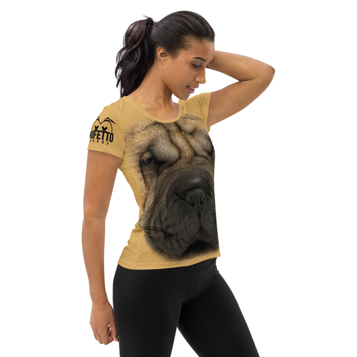 Maglietta sportiva donna Sharpei - Gufetto Brand