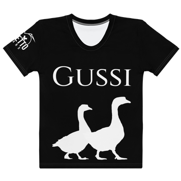 T-shirt donna Nera Gussi