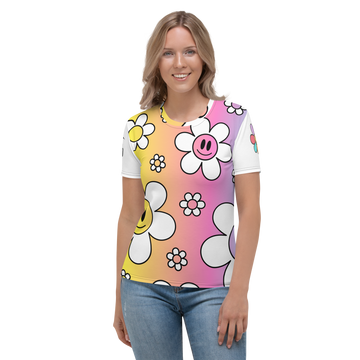 T-shirt donna FLOWER SMILE