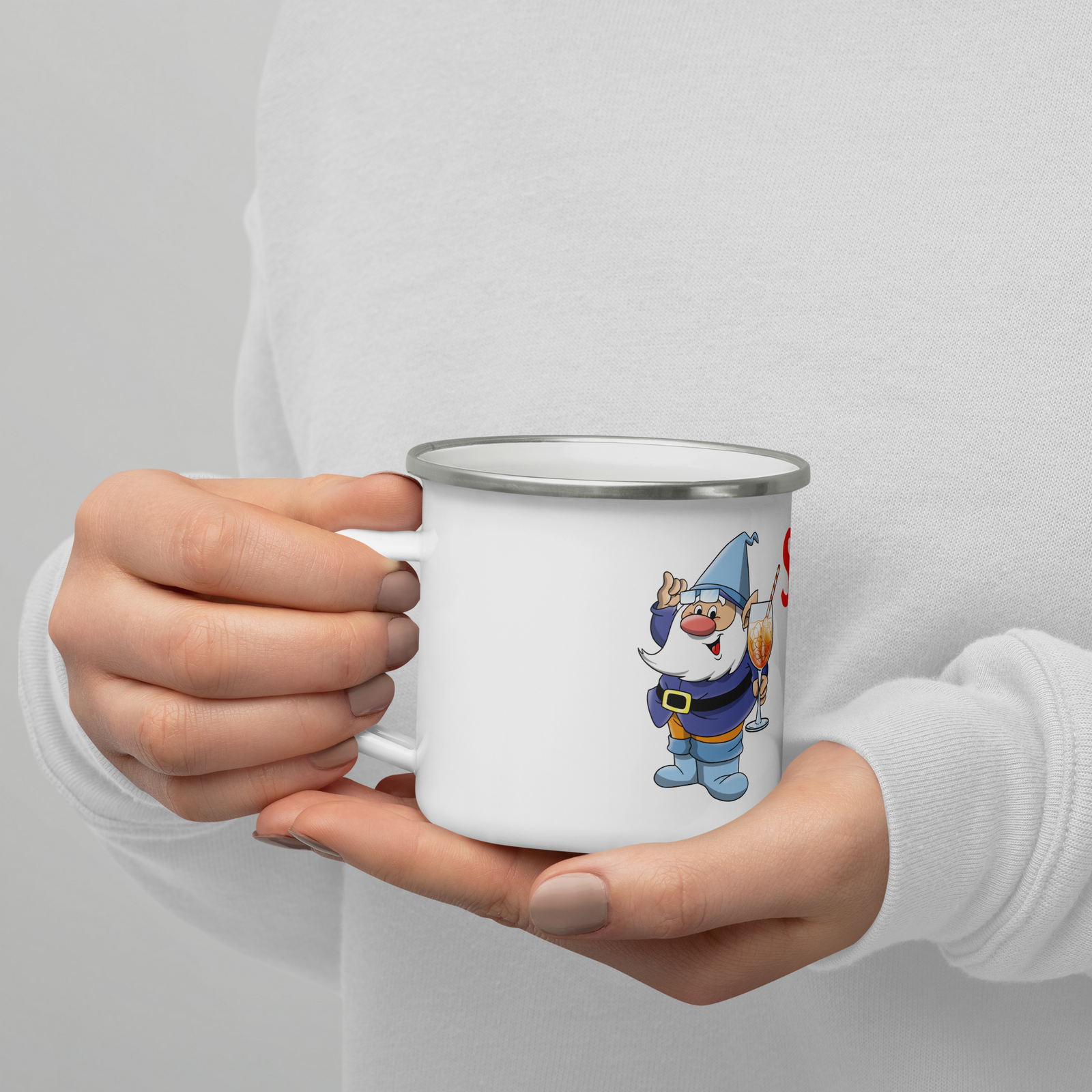 Tazza smaltata SPRITZOLO - Gufetto Brand