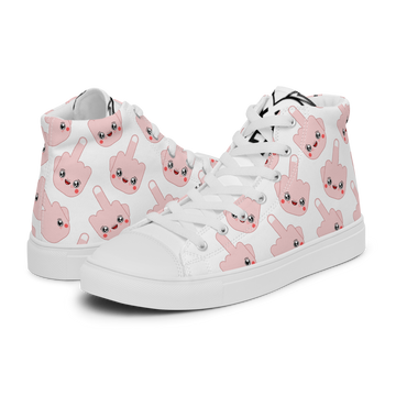 Sneakers alte in tela da uomo F*CK