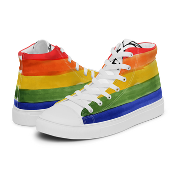 Sneakers alte in tela da uomo PRIDE EDITION