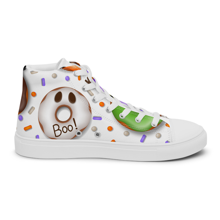 Sneakers alte in tela da uomo HALLOWEEN DONUTS - Gufetto Brand