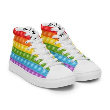 Sneakers alte in tela da uomo FIDGET