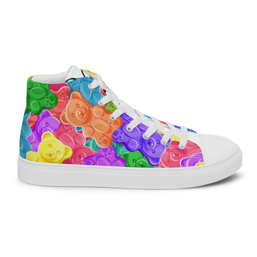 Sneakers alte in tela da uomo Orsetti Gummy