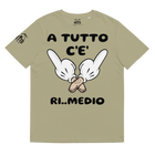 Maglietta in cotone organico unisex Ri..Medio - Gufetto Brand