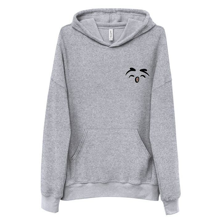Felpa con cappuccio scamosciata in pile unisex Gufetto Sign - Gufetto Brand