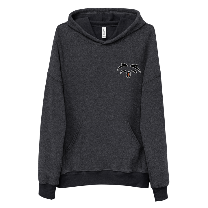 Felpa con cappuccio scamosciata in pile unisex Gufetto Sign - Gufetto Brand