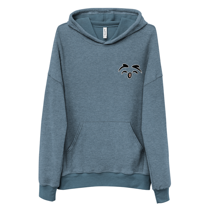 Felpa con cappuccio scamosciata in pile unisex Gufetto Sign - Gufetto Brand