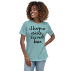 T-shirt relaxed fit donna Karma - Gufetto Brand