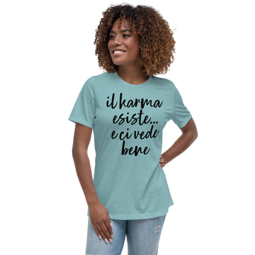 T-shirt relaxed fit donna Karma