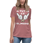 T-shirt relaxed fit donna Ri..Medio - Gufetto Brand