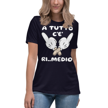 T-shirt relaxed fit donna Ri..Medio