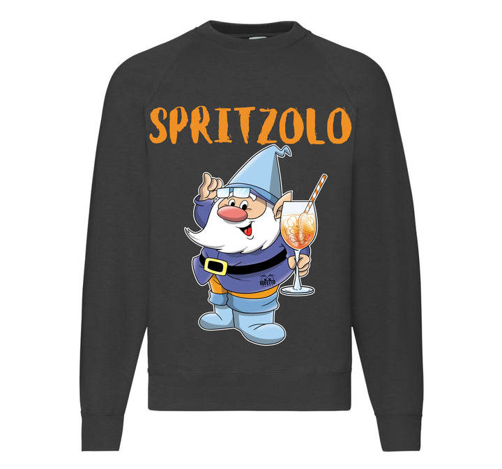 Felpa Uomo Nera Classic Spritzolo Outlet - Gufetto Brand 
