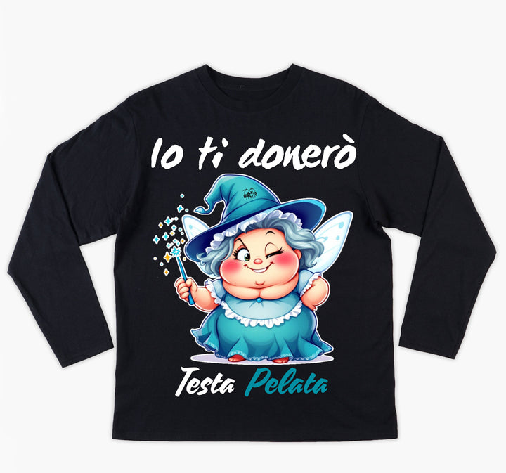 T-shirt Donna Le Fatine Ignoranti TESTA PELATA ( TP9082345 ) - Gufetto Brand 