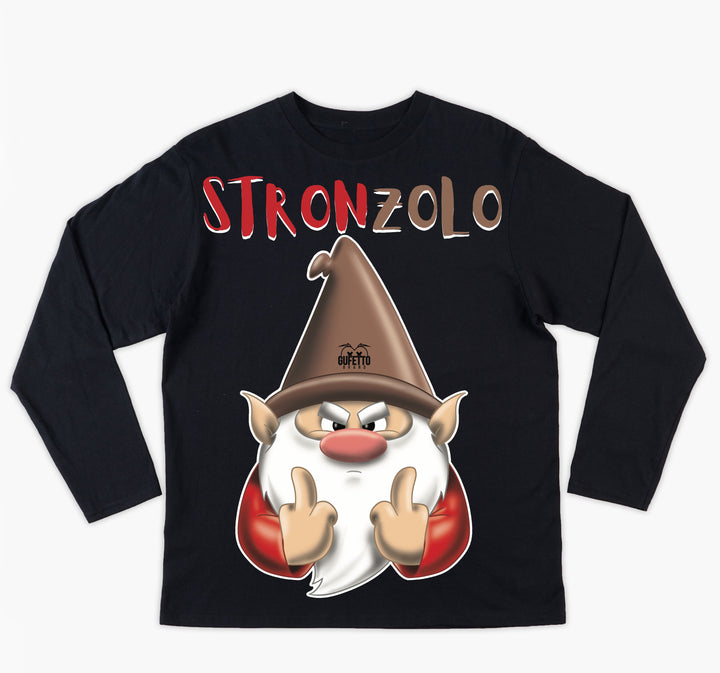 T-shirt NERA UOMO MANICA LUNGA STRONZOLO Outlet - Gufetto Brand 