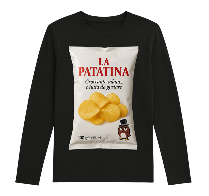 T-shirt Donna LA PATATINA ( PA567238456 ) - Gufetto Brand 
