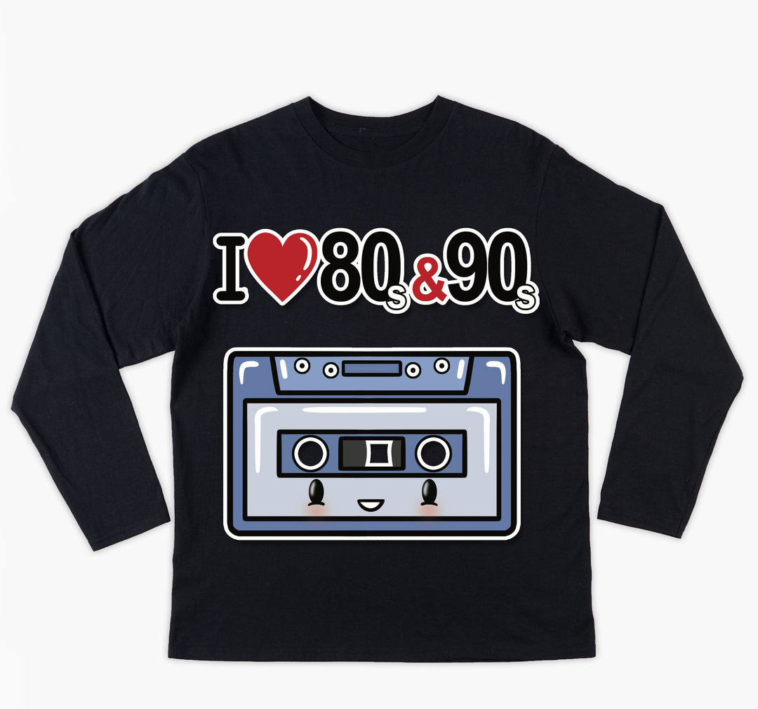 T-shirt Uomo I LOVE 80/90 MUSICASSETTA ( M44400874 ) - Gufetto Brand 