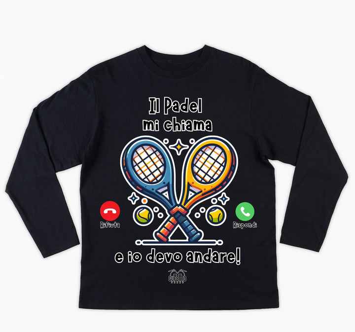 T-shirt Donna CHIAMATA PADEL ( CP64869267194657 ) - Gufetto Brand 
