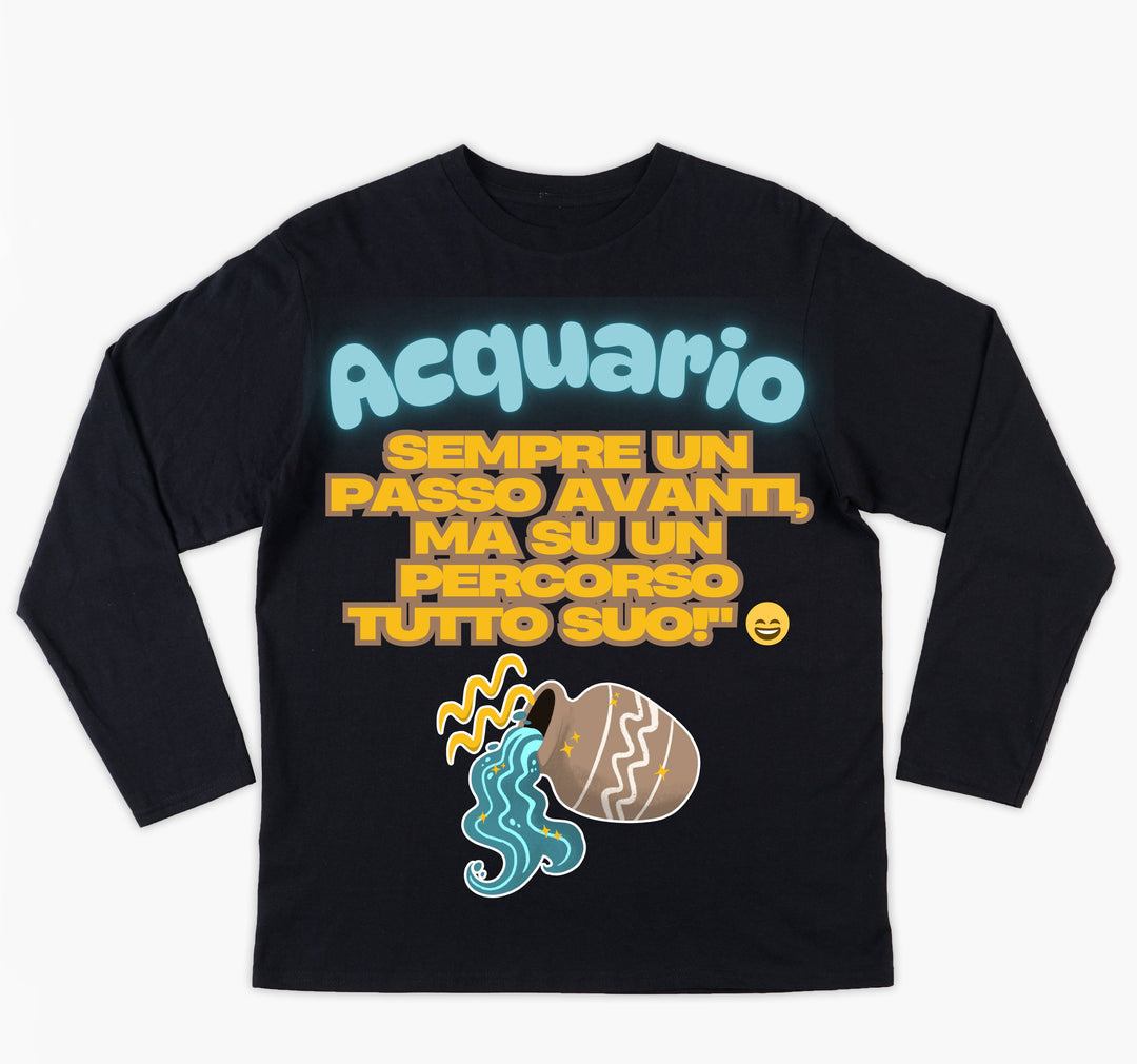 T-shirt Uomo ACQUARIO ( AC49876543 ) - Gufetto Brand 