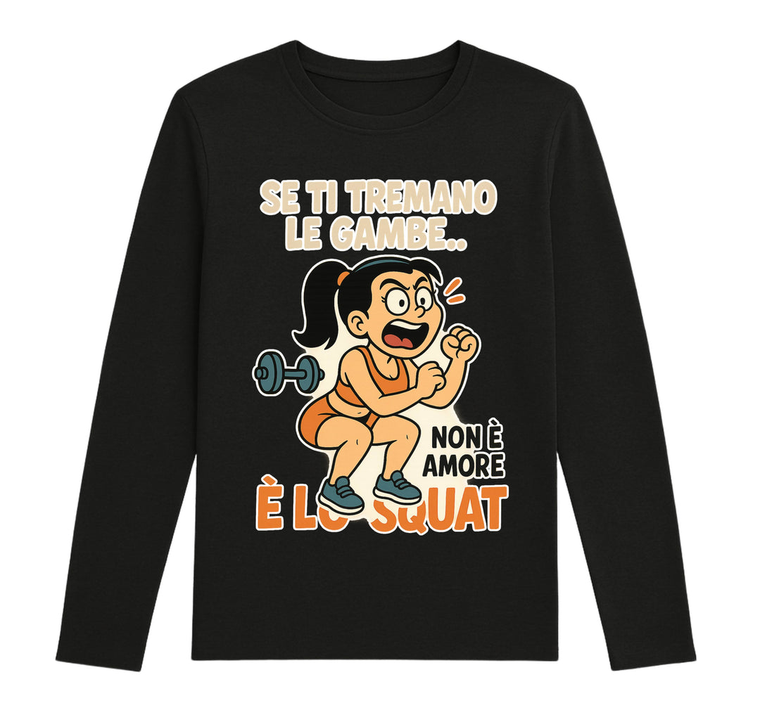 T-shirt Donna SQUAT ( SQ78542136589 ) - Gufetto Brand 