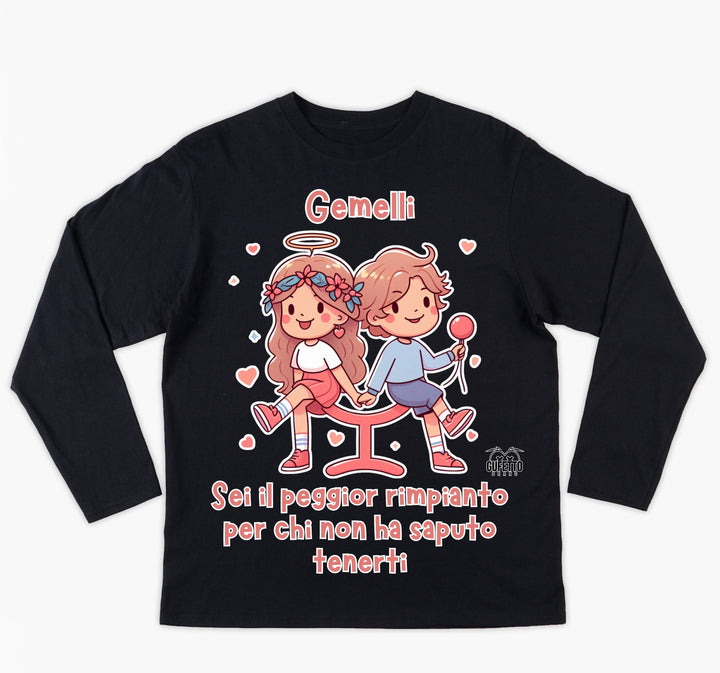 T-shirt Donna GEMELLI ( GE8045670985643 ) - Gufetto Brand 