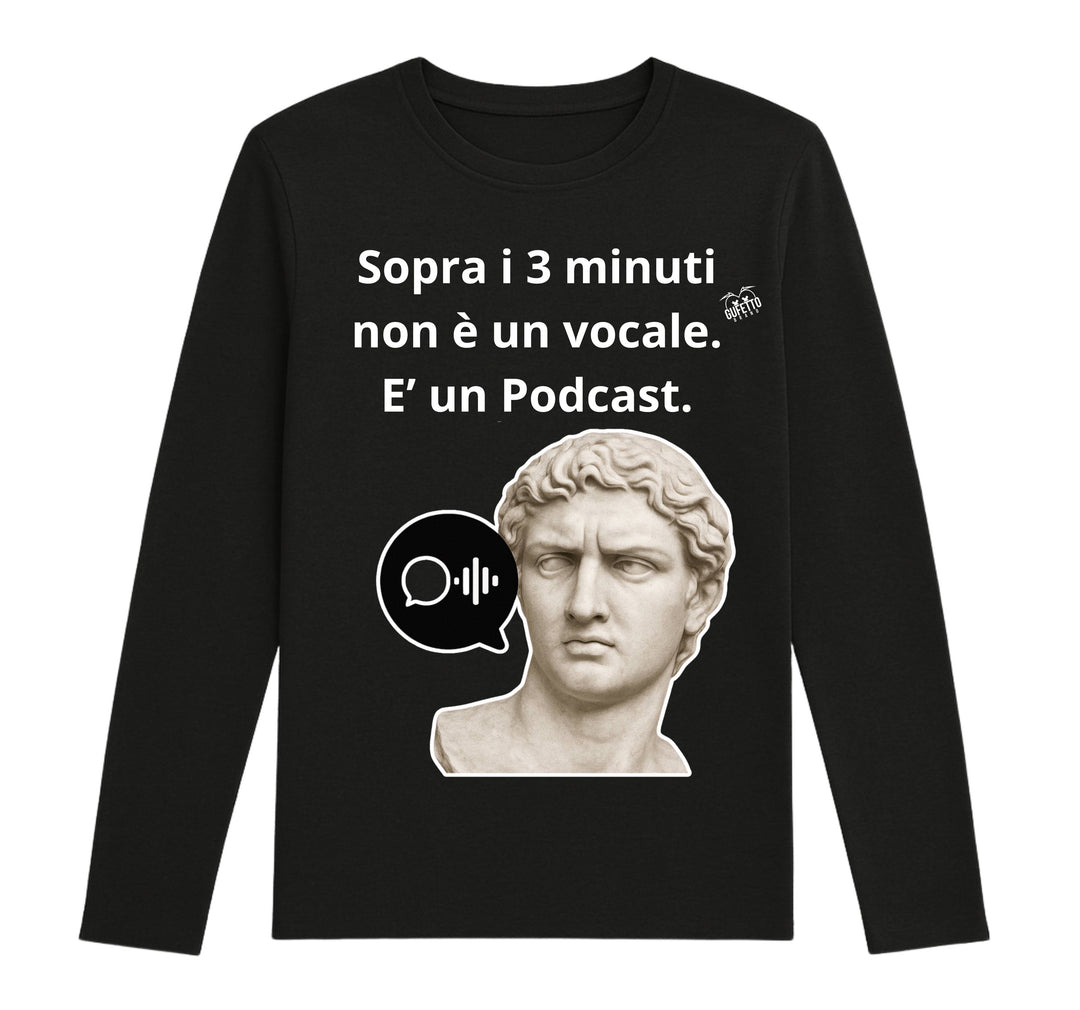 T-shirt Donna PODCAST ( PO1287549653 ) - Gufetto Brand 