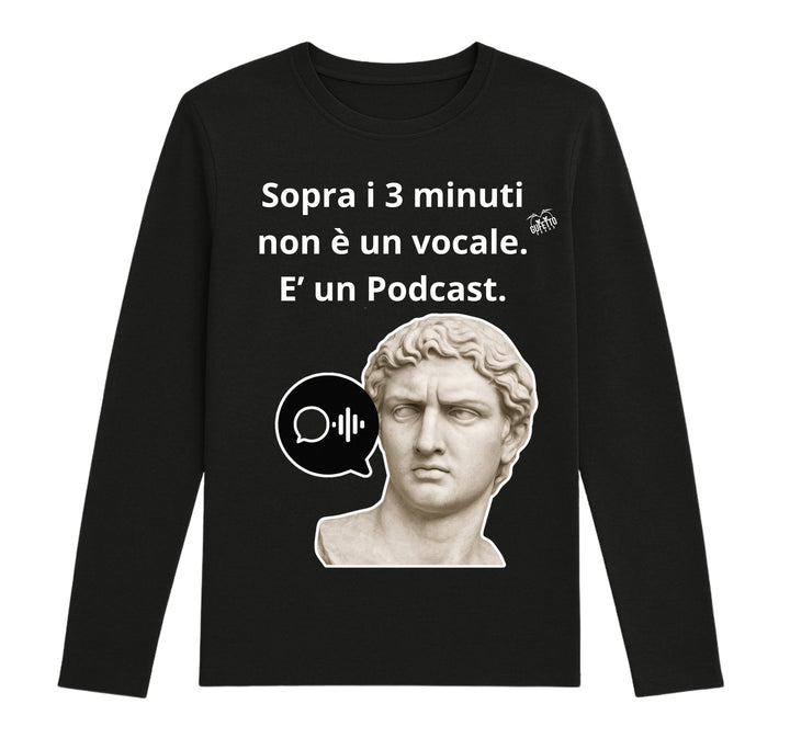 T-shirt Donna PODCAST ( PO1287549653 ) - Gufetto Brand 