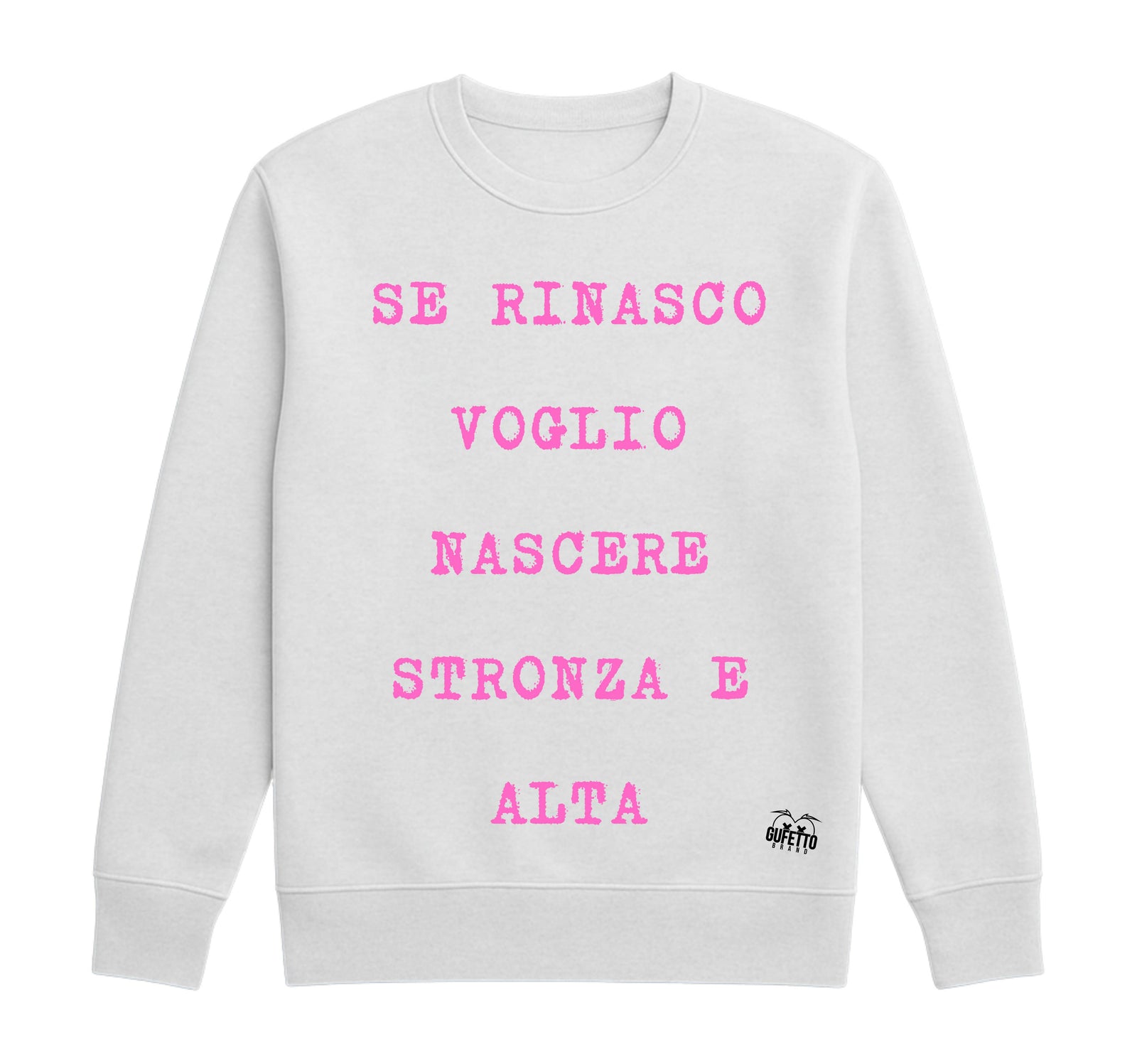 Felpa Classic Uomo Donna RINASCO ( RI670931234 ) - Gufetto Brand 
