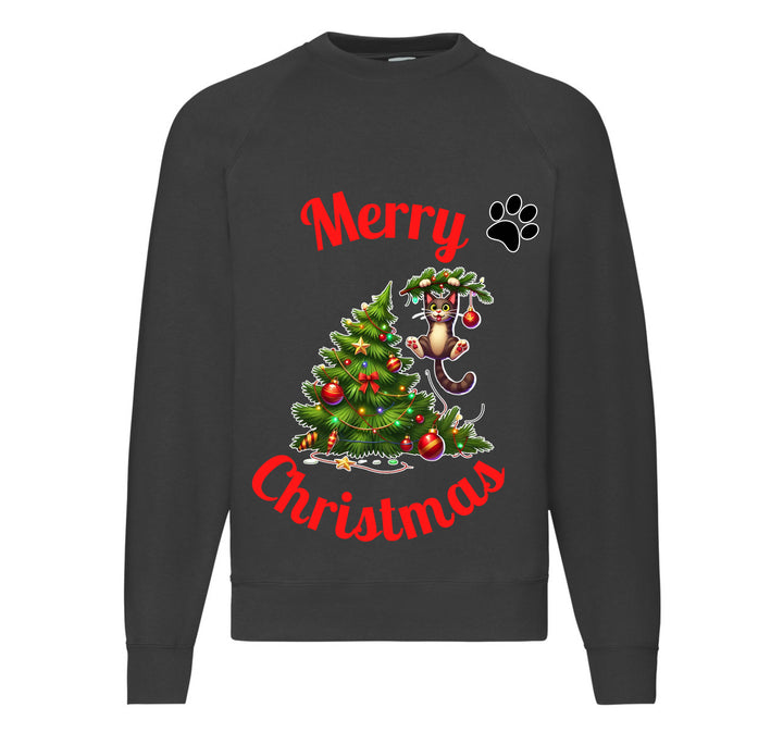 Felpa Classic Uomo Donna MERRY MEOW ( MM98674532 ) - Gufetto Brand 