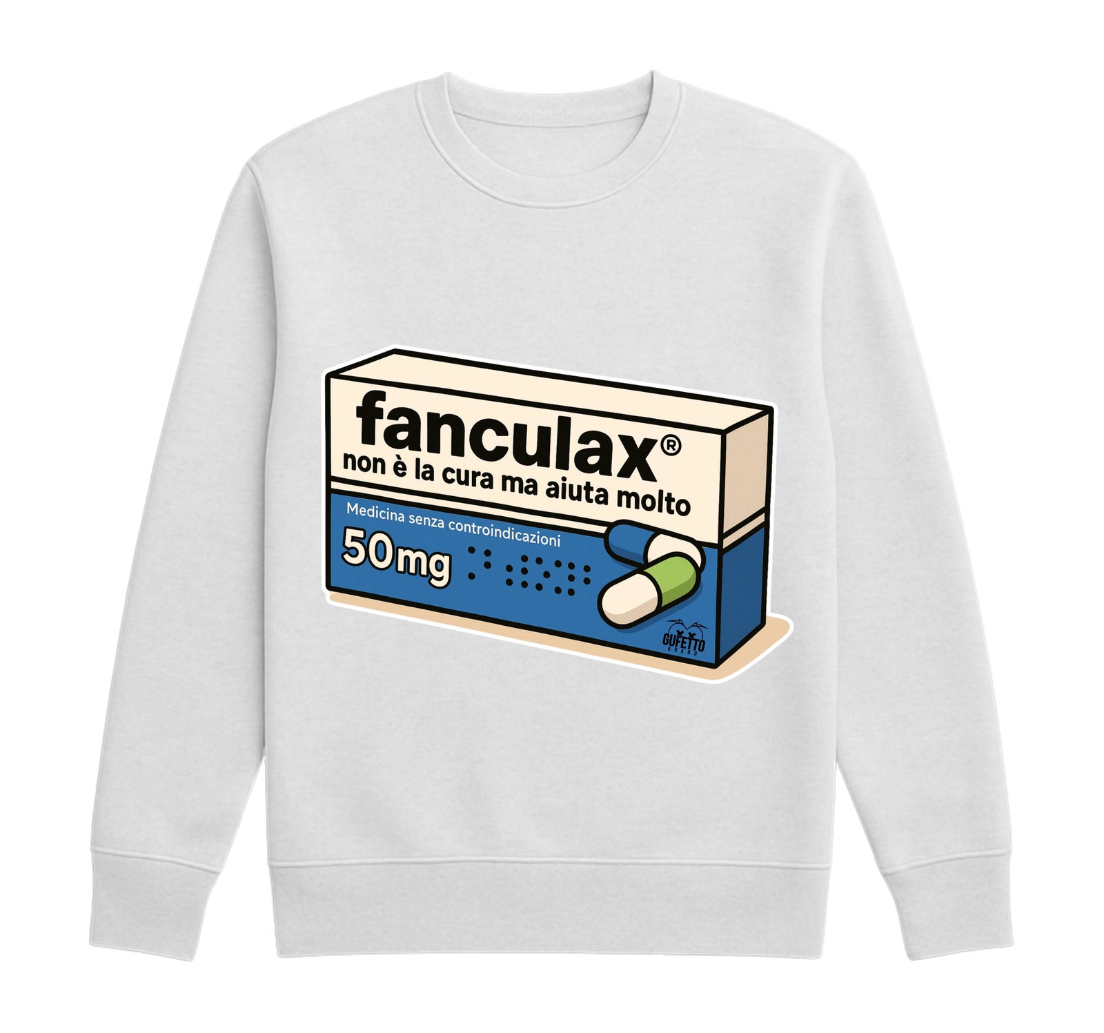 Felpa Classic Uomo Donna FANCULAX ( FA2248569 ) - Gufetto Brand 