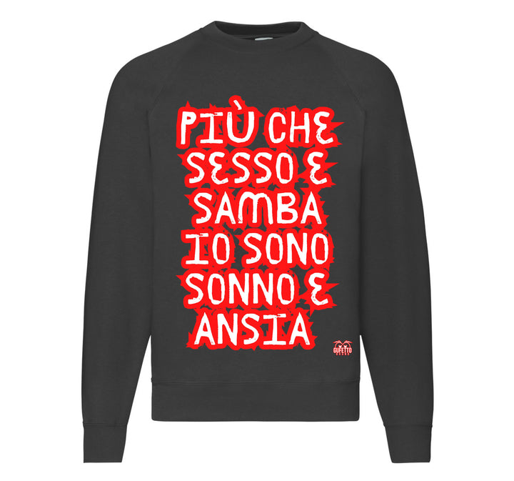 Felpa Classic Uomo Donna SESSO E SAMBA ( SS7809234567 ) - Gufetto Brand 
