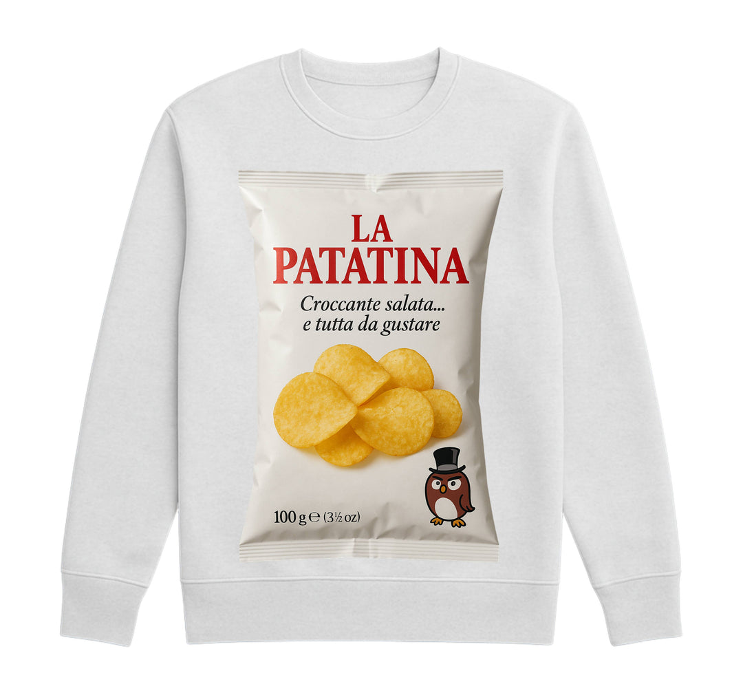 Felpa Classic Uomo Donna LA PATATINA ( PA567238456 ) - Gufetto Brand 