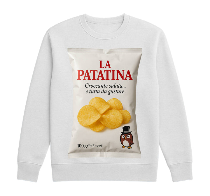 Felpa Classic Uomo Donna LA PATATINA ( PA567238456 ) - Gufetto Brand 