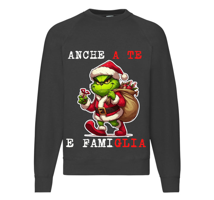 Felpa Classic Uomo Donna GRINCH ( GR67894563 ) - Gufetto Brand 