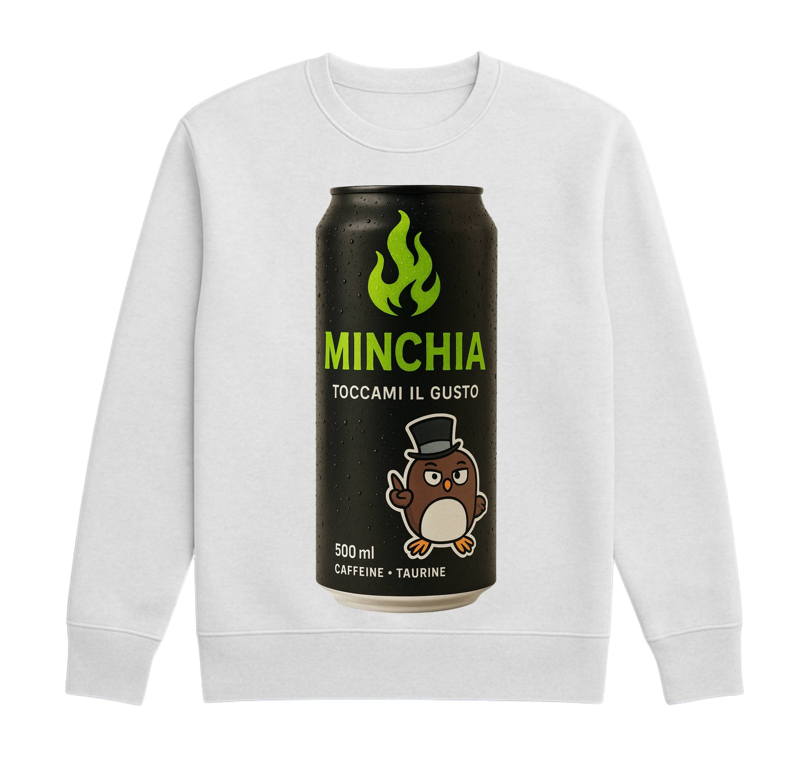 Felpa Classic Uomo Donna MINCHIA ( MI89056342 ) - Gufetto Brand 