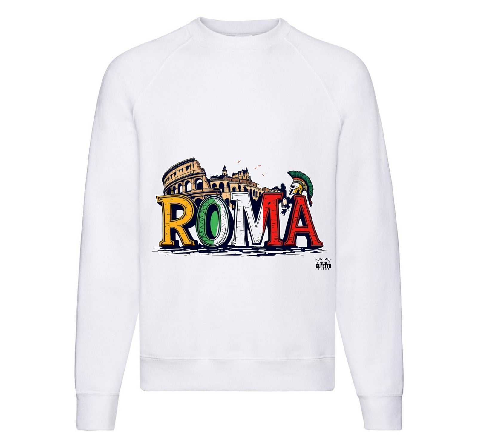 Felpa Classic Uomo Donna ROMA ( RM0423574 ) - Gufetto Brand 