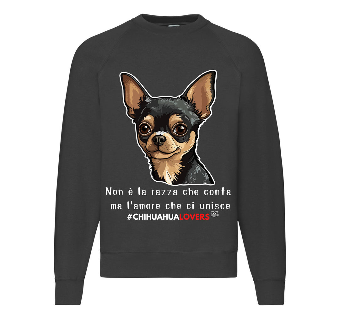 Felpa Classic Uomo Donna CHIHUAHUA LOVERS ( CH863589657 ) - Gufetto Brand 