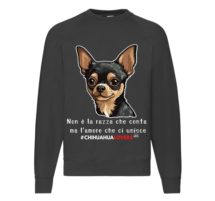 Felpa Classic Uomo Donna CHIHUAHUA LOVERS ( CH863589657 ) - Gufetto Brand 