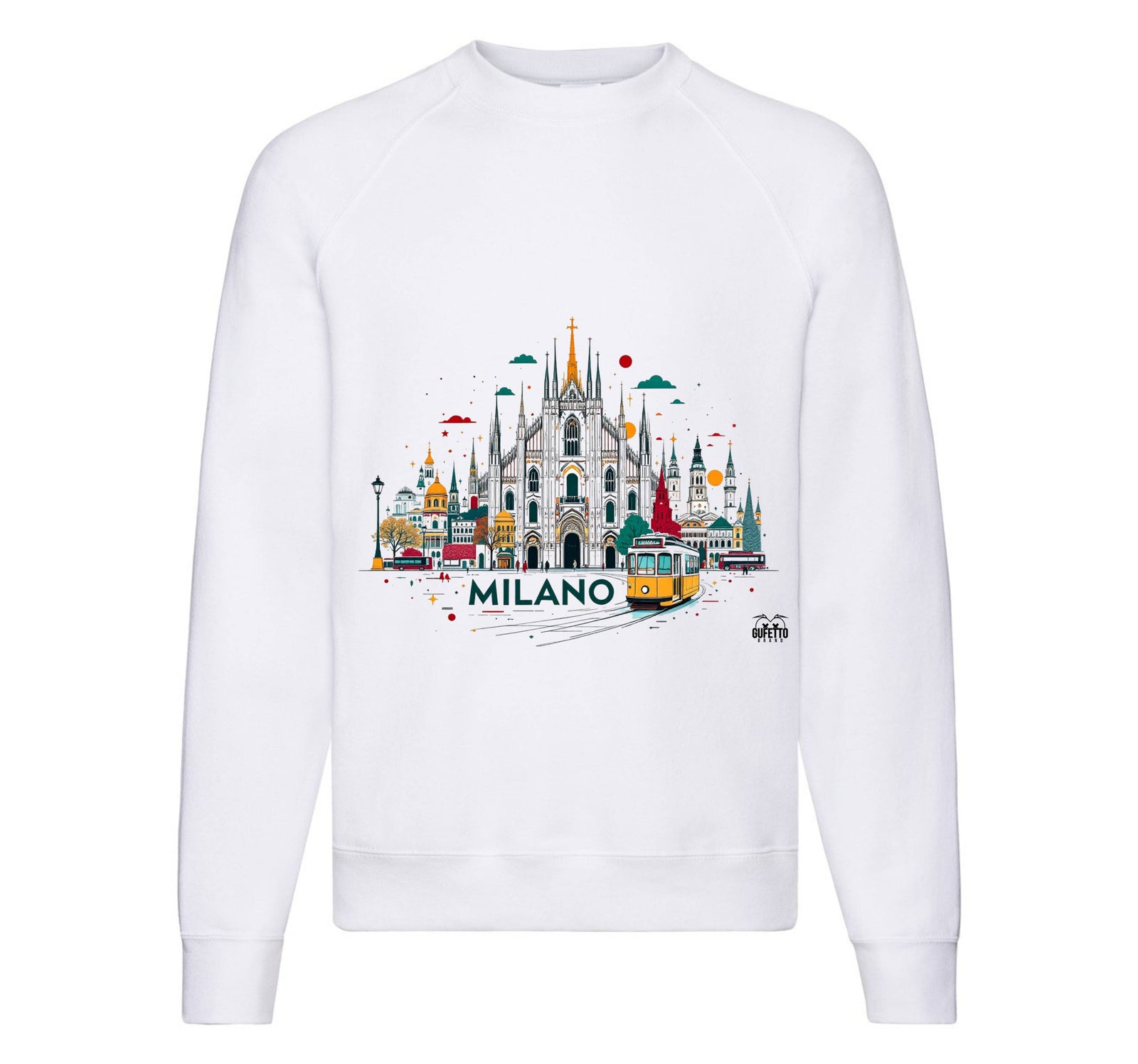 Felpa Classic Uomo Donna MILANO ( MI56218567 ) - Gufetto Brand 