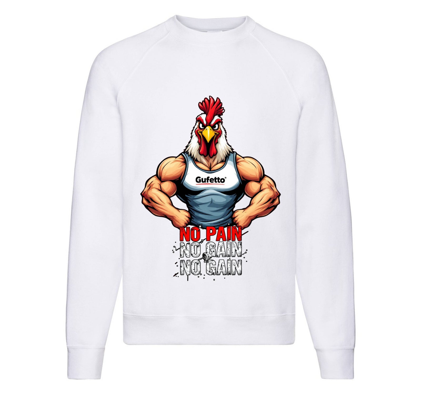 Felpa Classic Uomo Donna NO PAIN ( NO6709876 ) - Gufetto Brand 