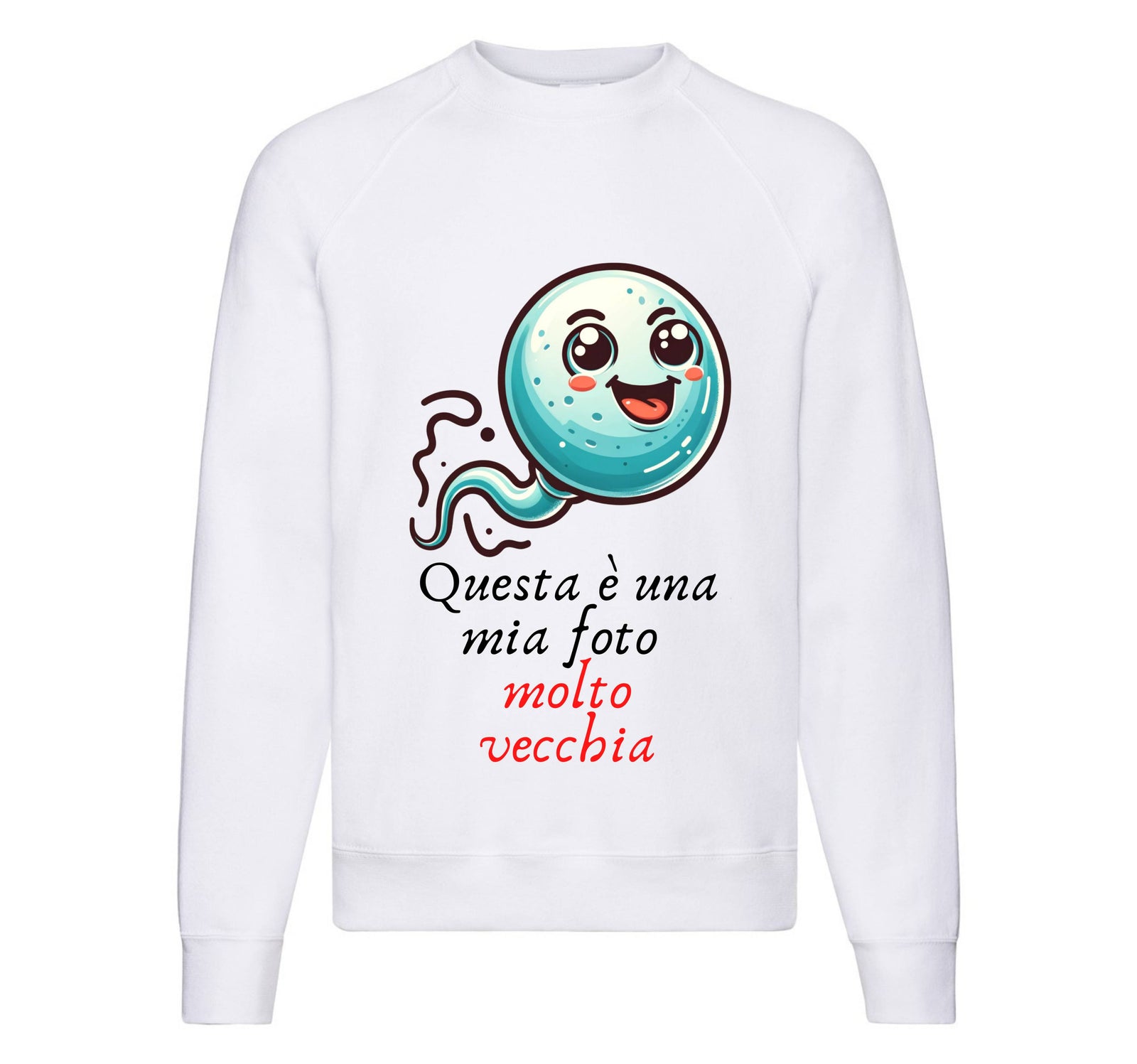 Felpa Classic Uomo Donna VECCHIA FOTO ( VF87645234 ) - Gufetto Brand 