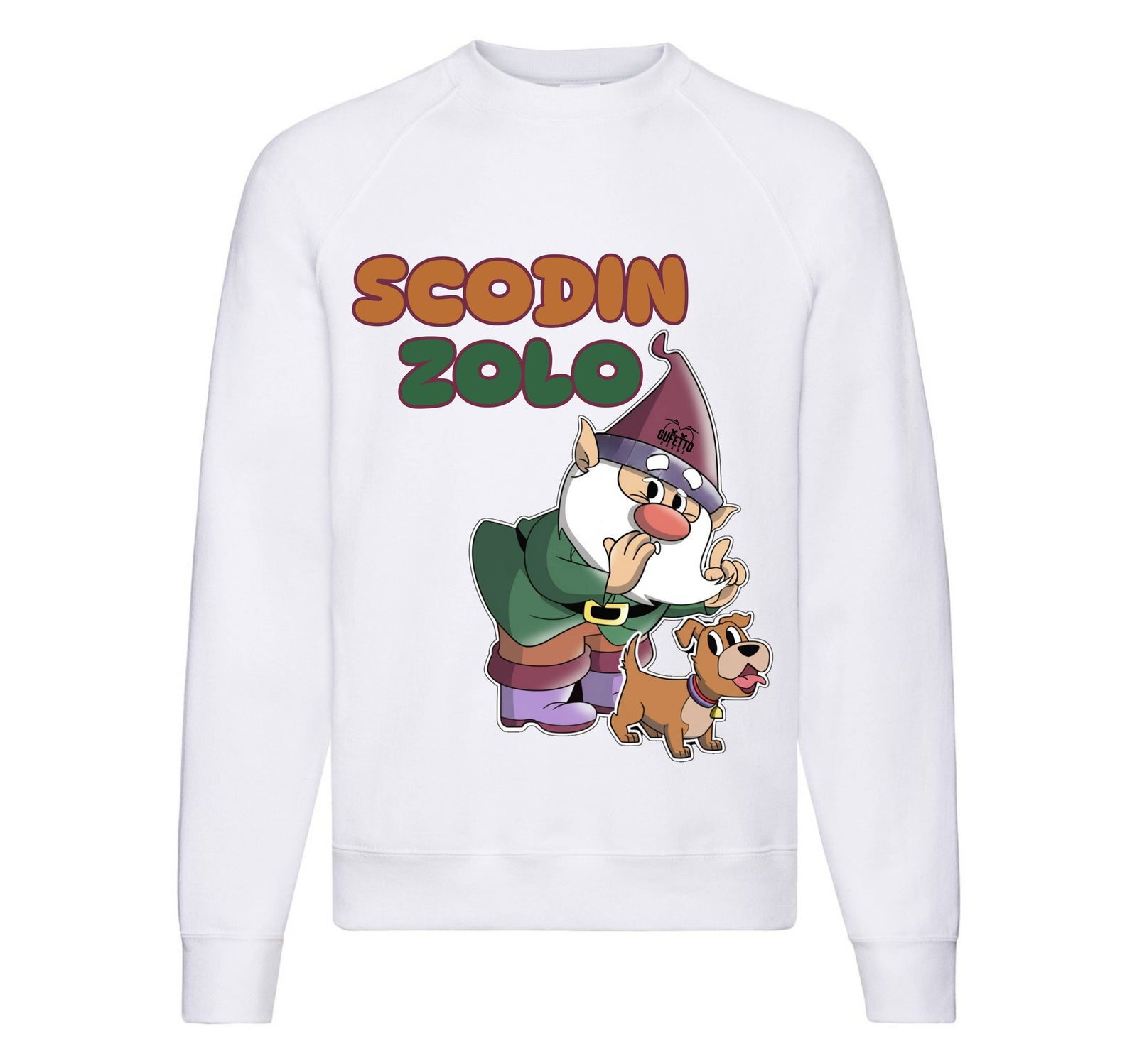 Felpa Classic Uomo Donna SCODINZOLO ( SC984562345 ) - Gufetto Brand 